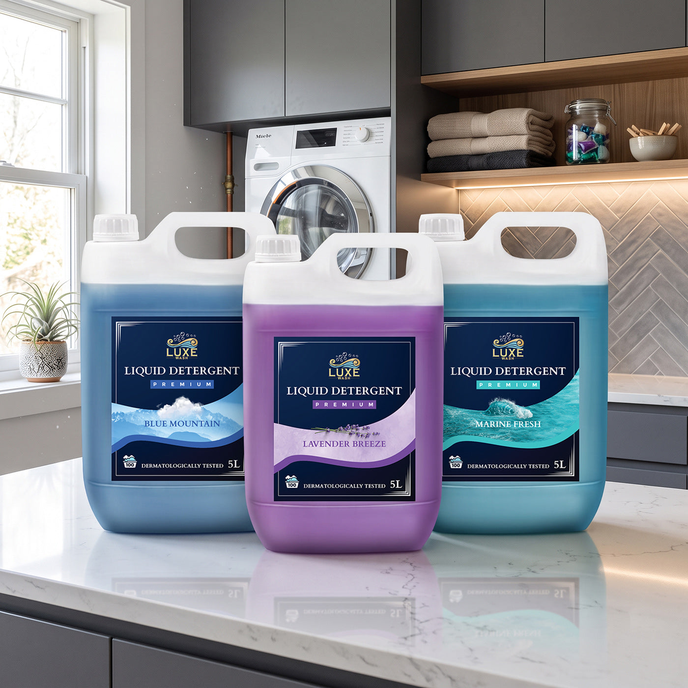 Pachetul Rezerva de Final - 3 x 5 L detergent LuxeWash Standard